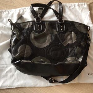 New Coach Claire Limited Edition Inlaid Patchwork Leather XL Shoulder Bag 14311